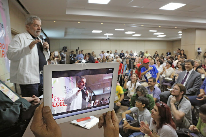 Lula no 4 encontro de blogueiros