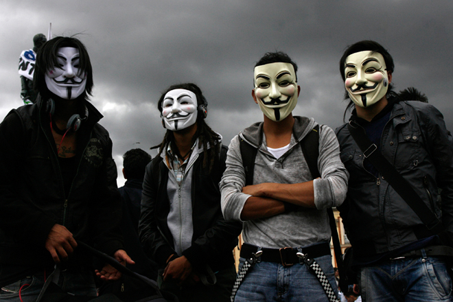 anonymous protestos 2013