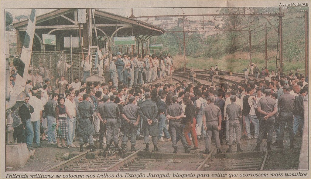 cptm protestos 1996