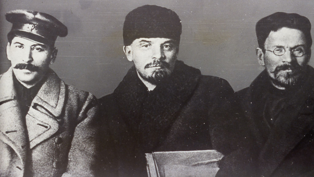 Stalin, Lênin e Trotski